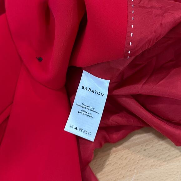 Aritzia Babaton Demy Oversized Blazer in Red size XS - Picture 7 of 9